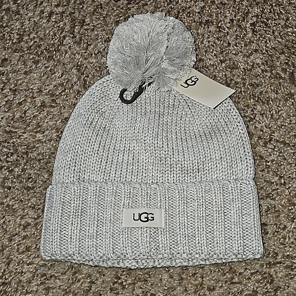 UGG Cuff Hat with Pom